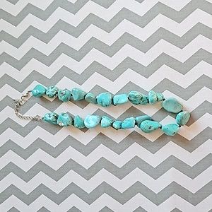 Turquoise chunky necklace